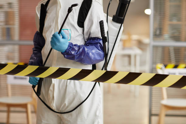 Professional Biohazard Cleanup technician working in Wiley, GA